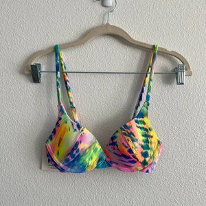 Kulani Kinis - Fluro Padded Flamingo Bra (Size Small) BNWT